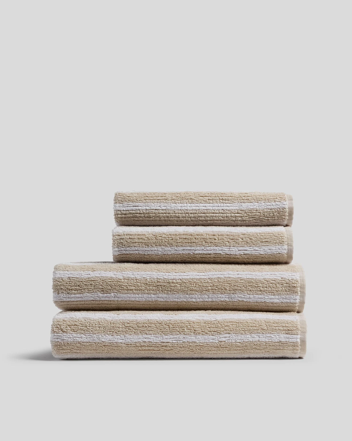 2+2 Organic Resort Stripe Bath Bundle