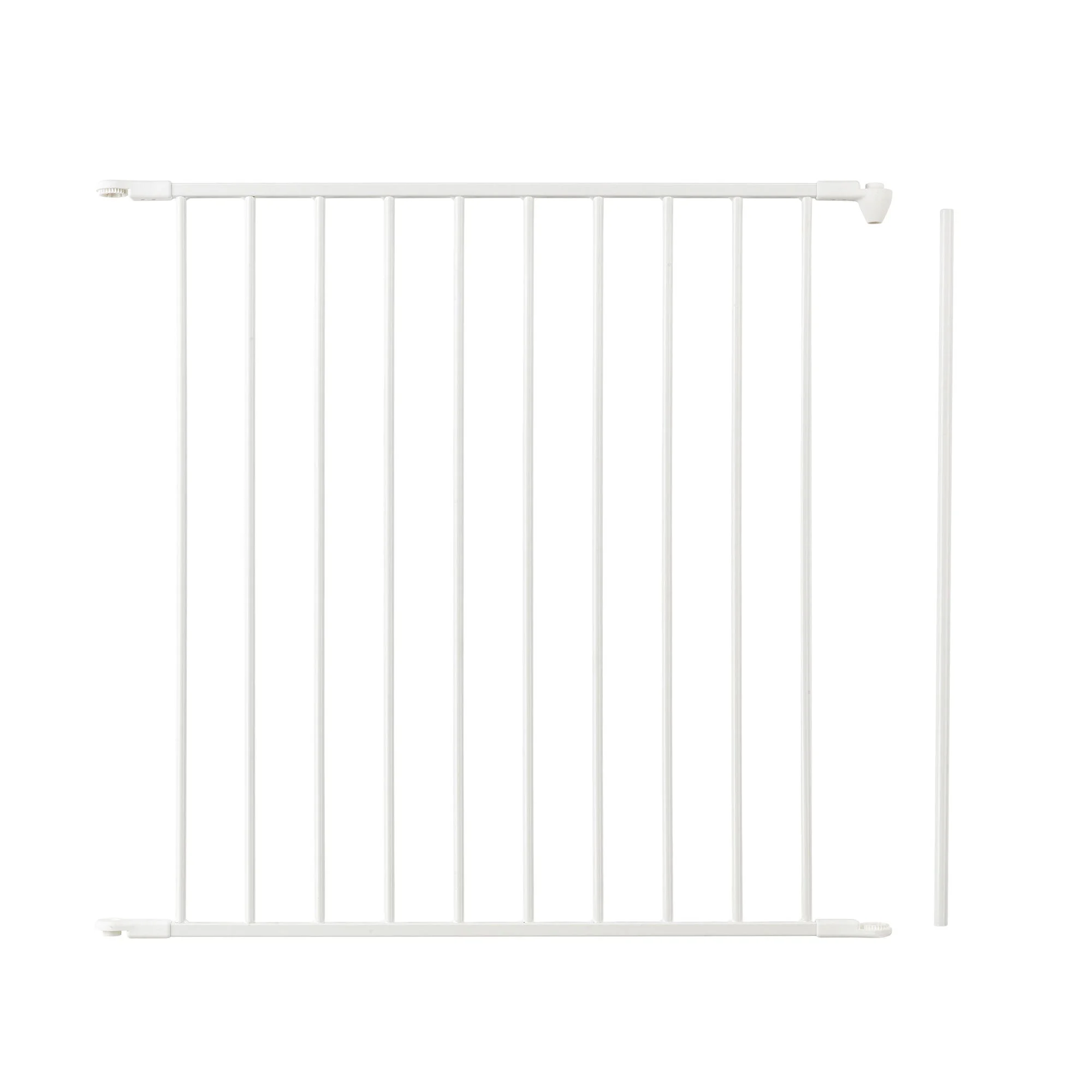 Scandinavian Pet Flex Metal 28.4in Baby Gate Extension Panel Accessory, White