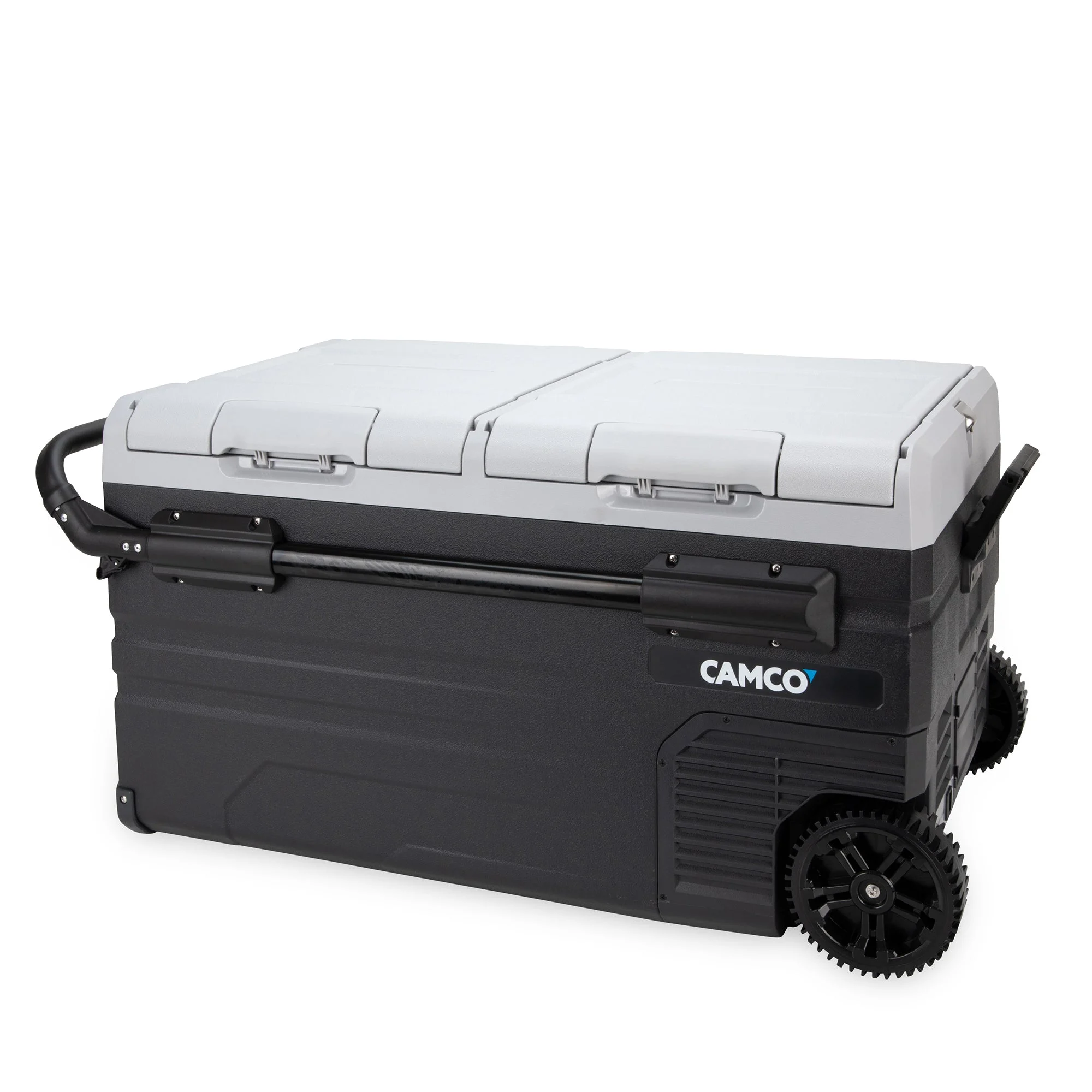 Camco CAM-750 75 Liter Portable Compact Refrigerator with Dual Zone Cooling