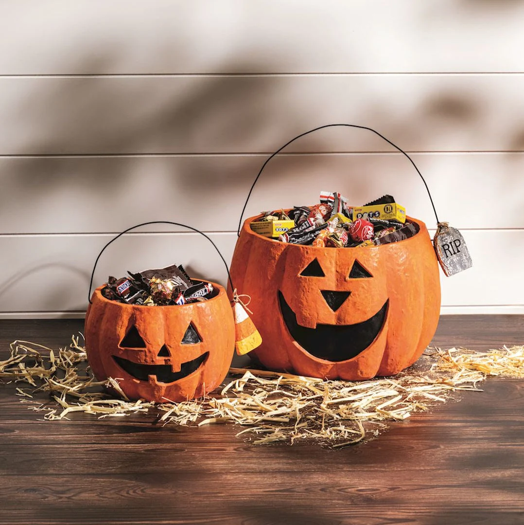 Jack-O-Lantern Treat Buckets