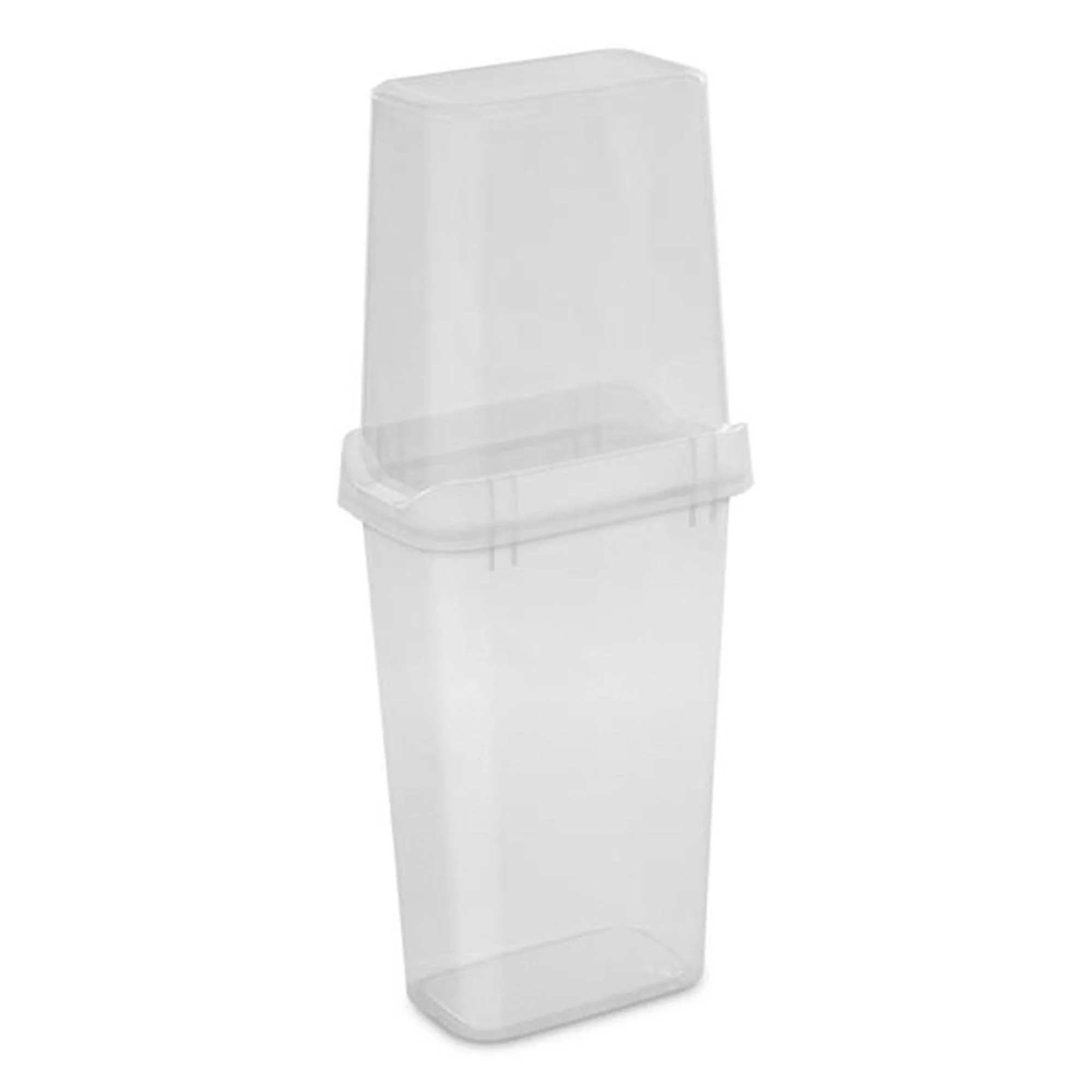 Sterilite 8 Pack Vertical Wrap Storage Box, Holds 25 Rolls, 40" Tall, Clear