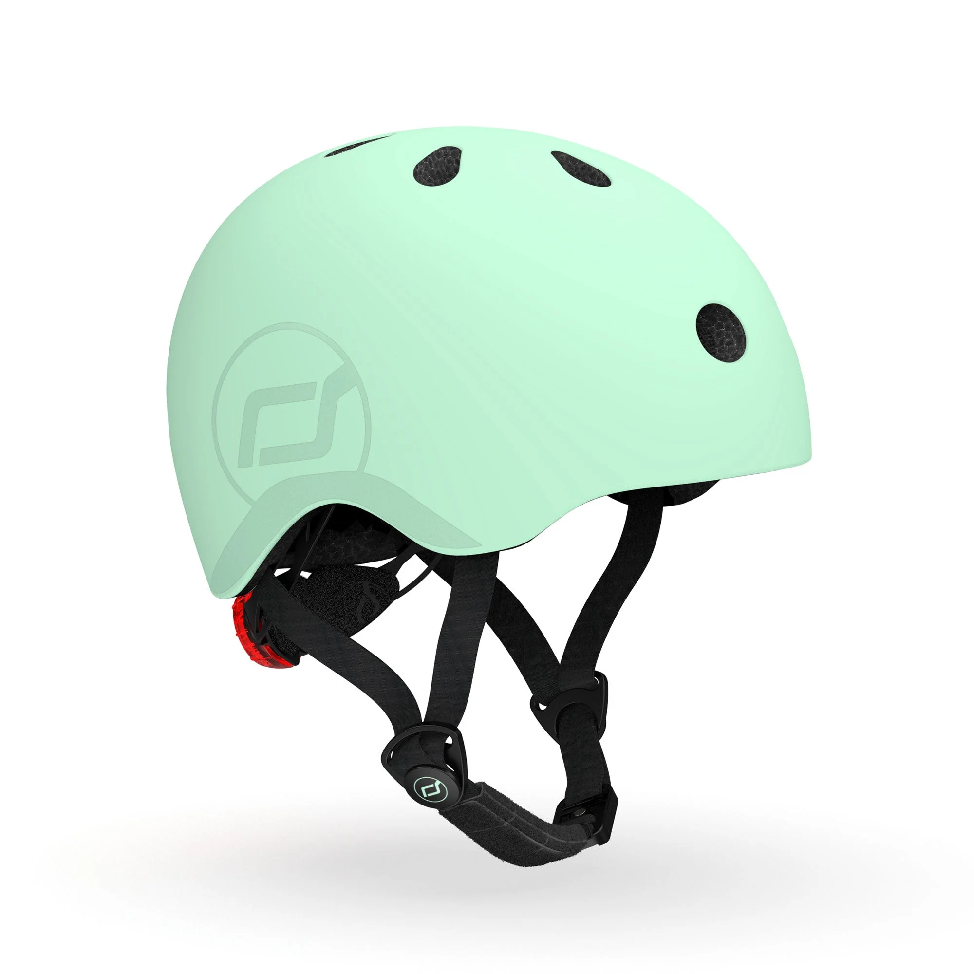 Scoot & Ride Toddler Kids Bike and Scooter Helmet with LED Light, S-M, Kiwi