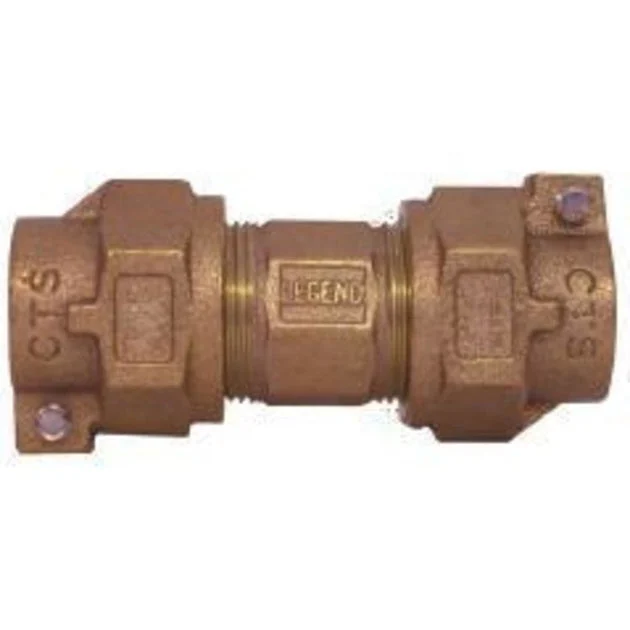 Coupling T-4301NL 3/4 Inch CTS Pack Joint Lead Free Bronze 313-214NL for Underground Water Service
