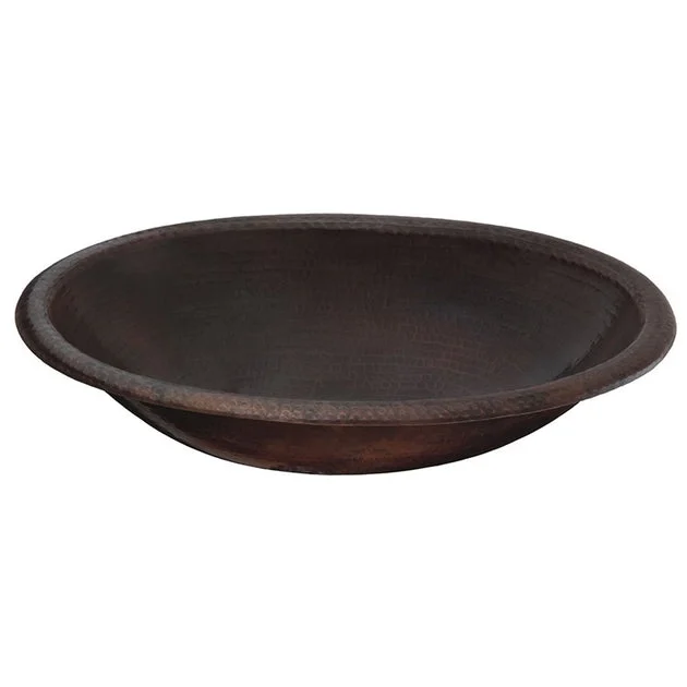 Matisse Oval Handcrafted Copper Bathroom Sink