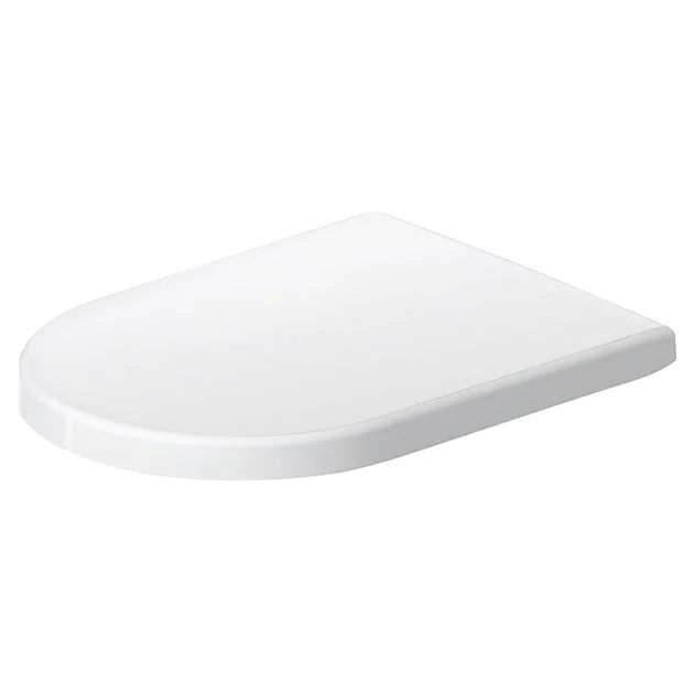Toilet Seat Starck 3 Elongated with Slow Closing Cover White