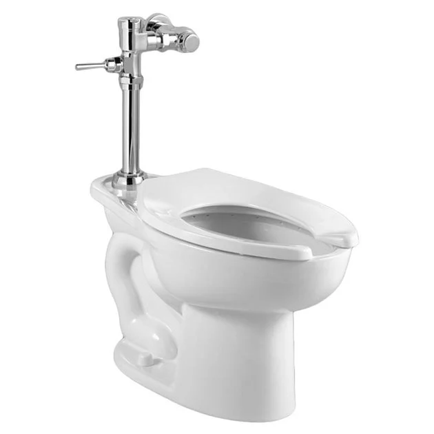 Madera 15"H Floor-Mount Elongated Toilet with Manual Flushometer 1.28 GPF