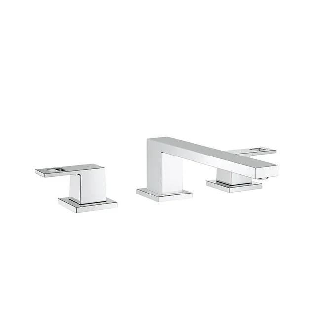 Eurocube Two Handle 3-Hole Roman Tub Filler