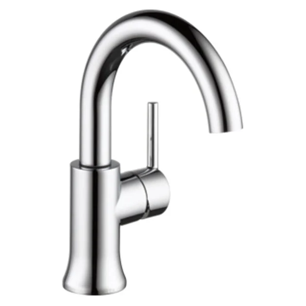 Trinsic Single Handle High Arc Bathroom Faucet with Drain