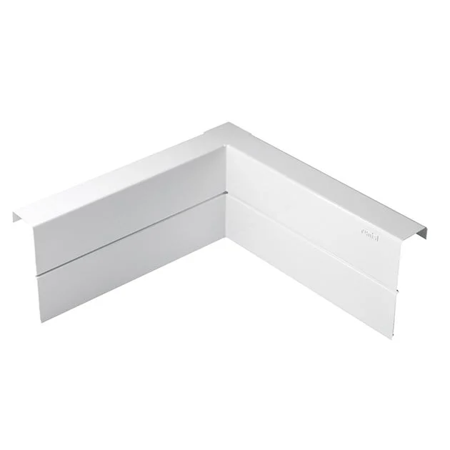 12" L Two-Panel Inside Corner Trim for UF-2 Radiator - Runtal White