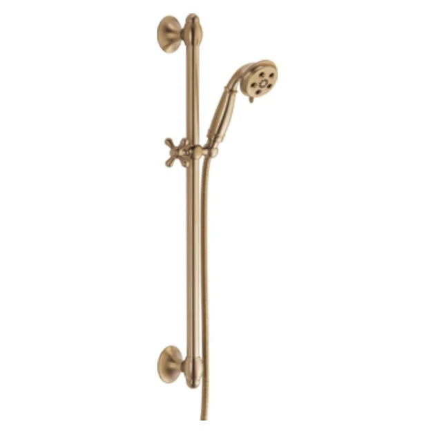 Traditional H2Okinetic Three-Function Handshower with Slide Bar
