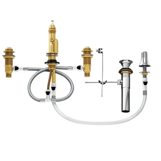 M-PACT Bidet Rough Valve with 8" - 16" Center and 1/2" IPS Connections