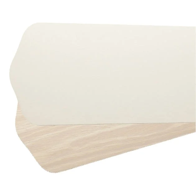 Replacement 52" Type 4 Scalloped Indoor Ceiling Fan Blades Set of 5 - Antique White/Washed Oak