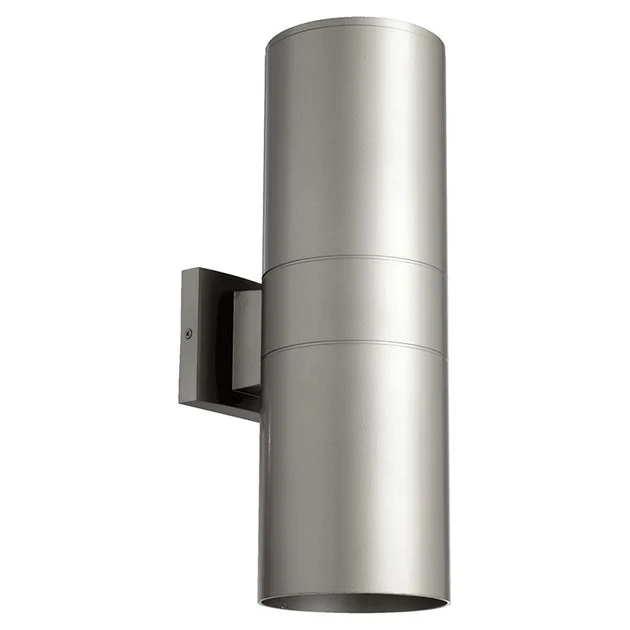 Cylinder Two-Light Large Outdoor Wall Sconce