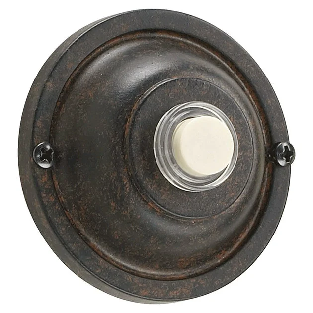 2.5" Plain Round Lighted Doorbell Button