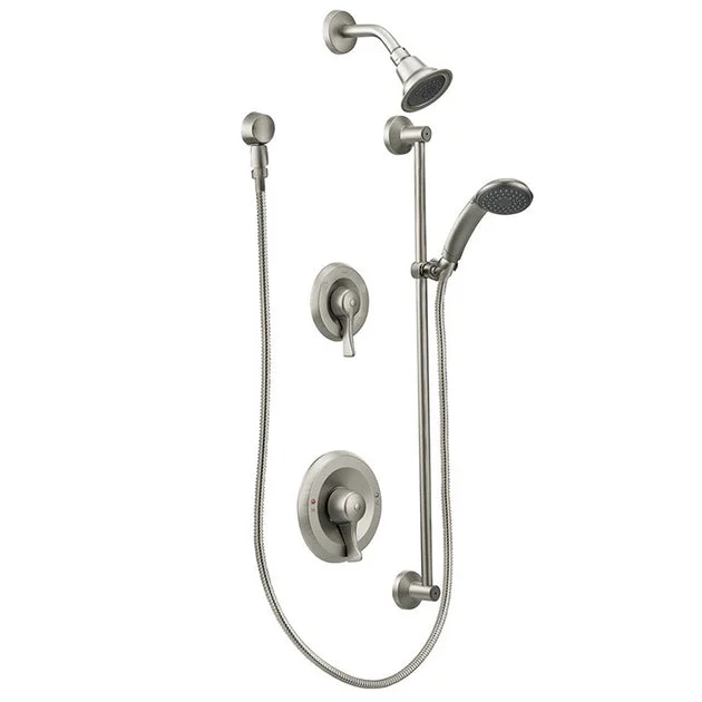 Commercial Posi-Temp Shower/Handshower System with Slide Bar - OPEN BOX