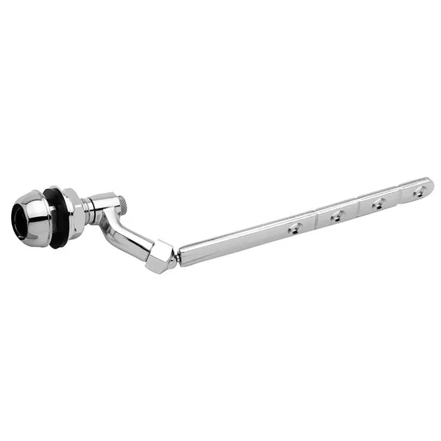 Universal Toilet Tank Lever Mechanism without Handle - Polished Chrome