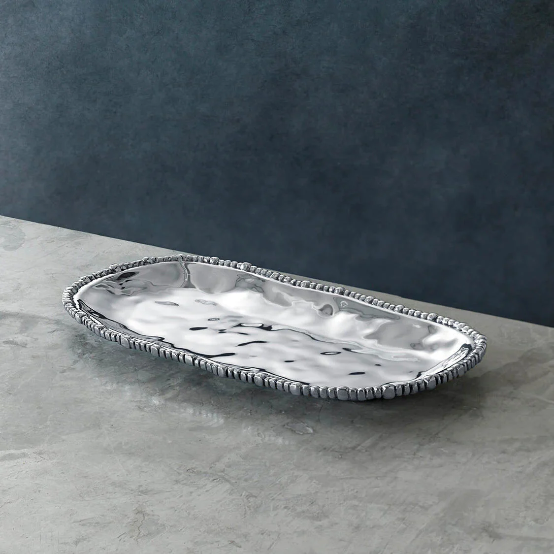 Organic Pearl Nova Small Oval Platter