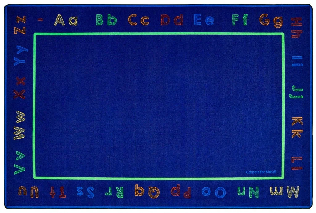 Carpets for Kids Chalk & Play Literacy Learning Rug