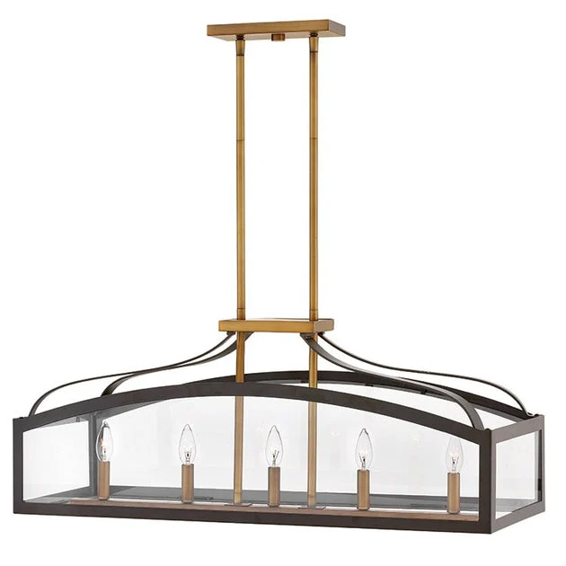 Clarendon Five-Light Linear Pendant