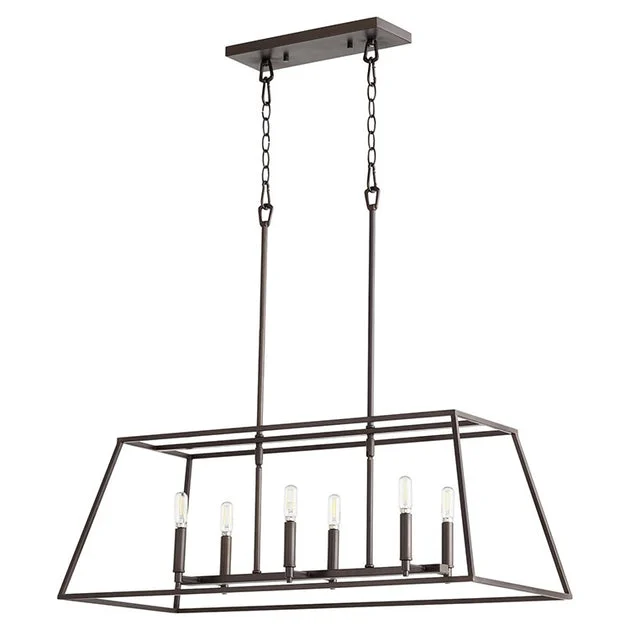 Gabriel Six-Light Island Chandelier