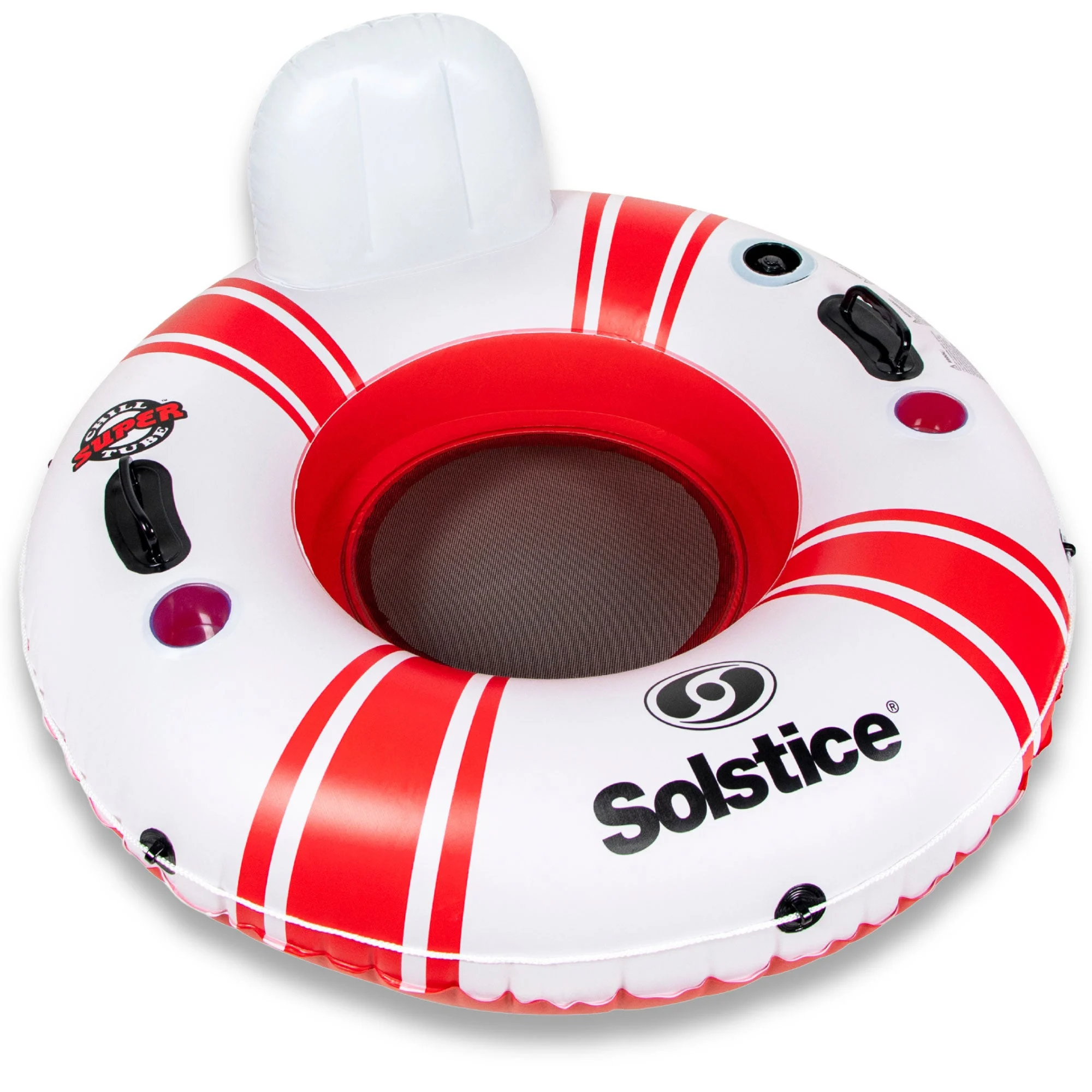 Swimline Super Chill Vinyl and Nylon Mesh Single Seat Swimming Pool Tube Float
