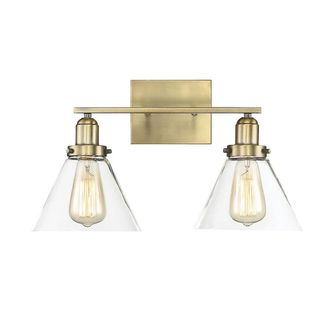 Drake Two-Light Bathroom Vanity Fixture