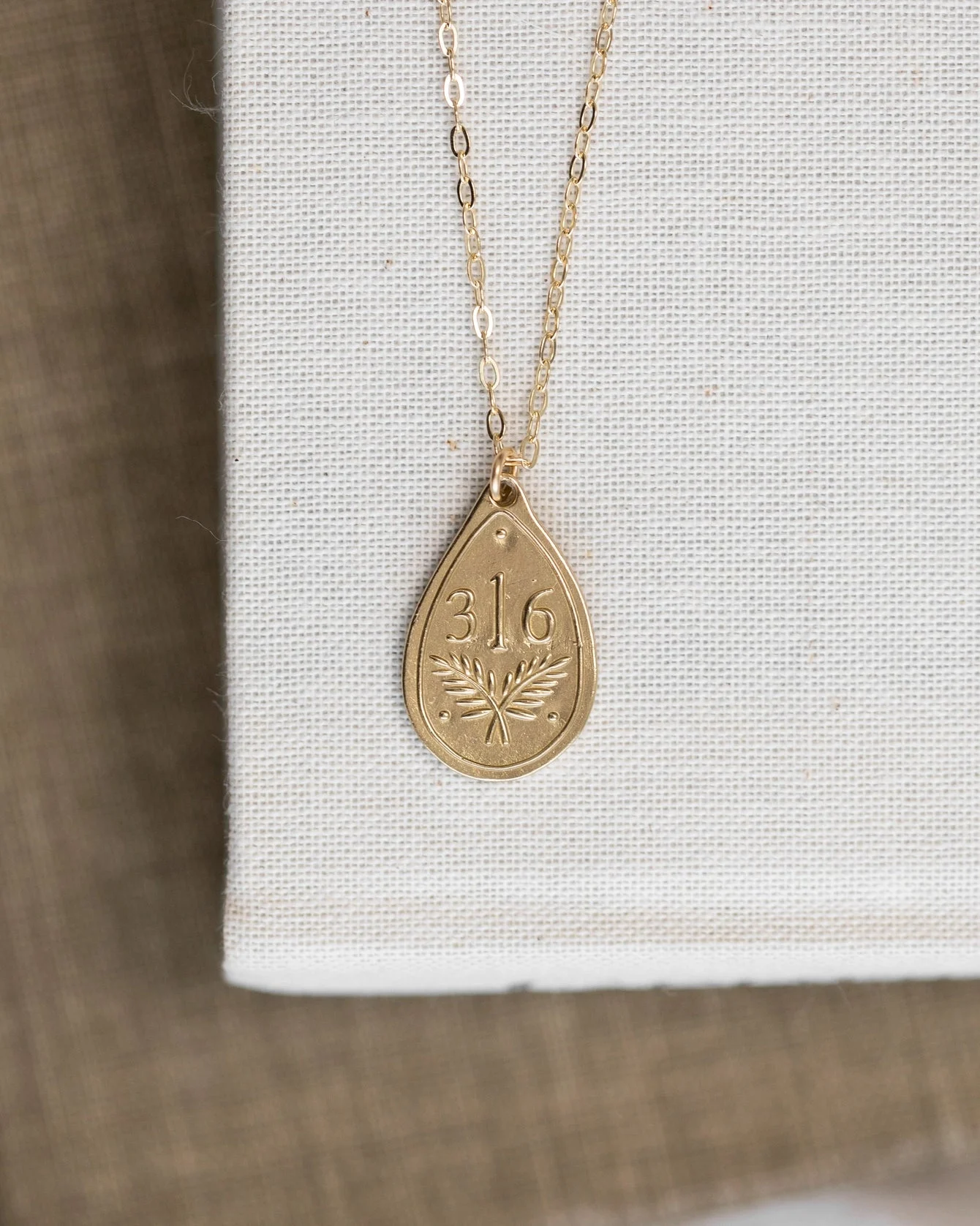 Madison Sterling John 3:16 Necklace