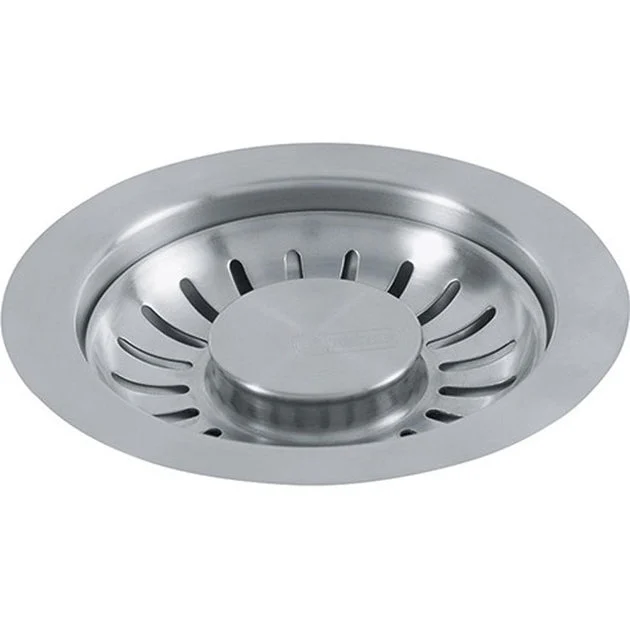 Universal Sink Strainer Drain Basket -Satin Nickel