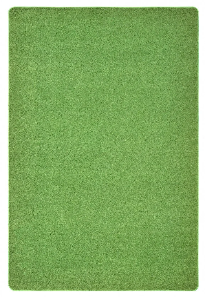 Carpets for Kids KIDplush Solids Limeaid Classroom Rug, Rectangle