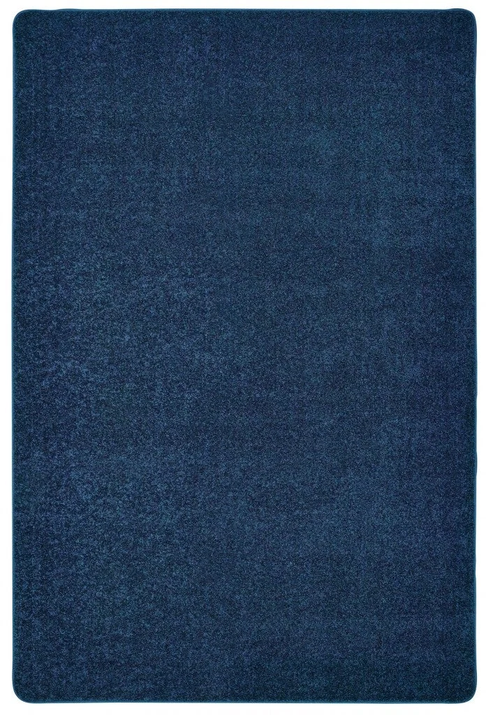 Carpets for Kids KIDplush Solids Deep Sea Blue Classroom Rug Rectangle