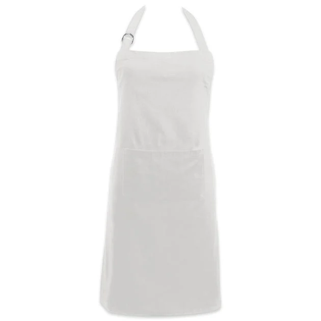 DII Chino Chef Apron White