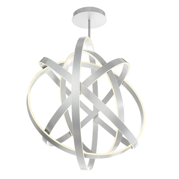 Kinetic Single-Light 60" LED Articulating Chandelier 3500K