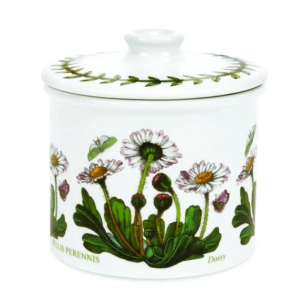 Botanic Garden Drum-Shaped Covered Sugar Bowl