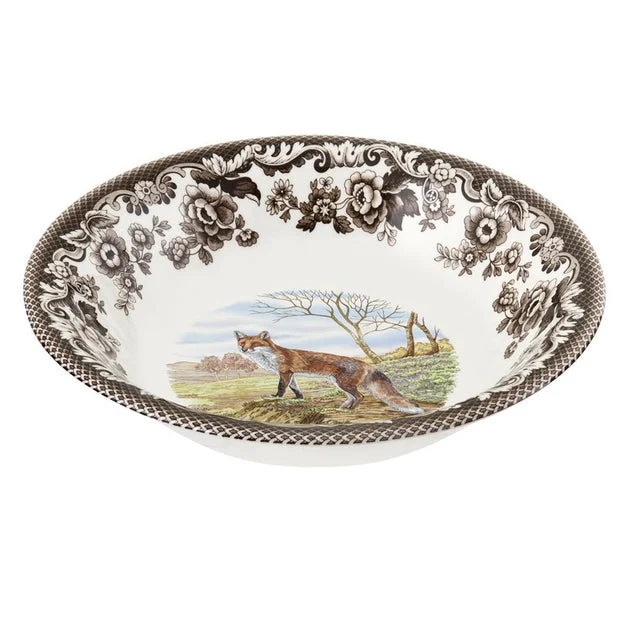 Spode Woodland Ascot 8" Cereal Bowl - Red Fox