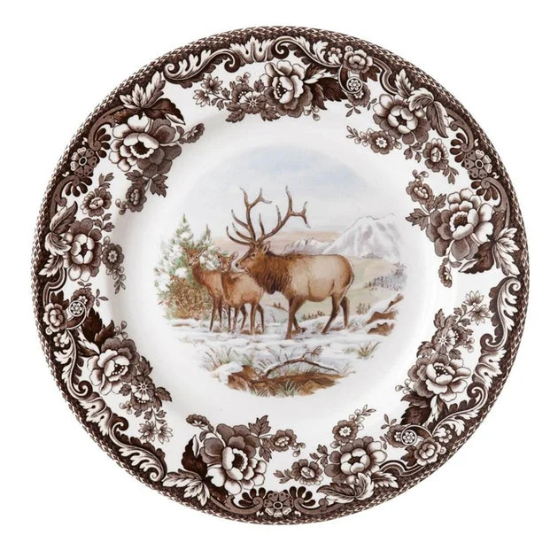 Spode Woodland 8" Salad Plate - Elk