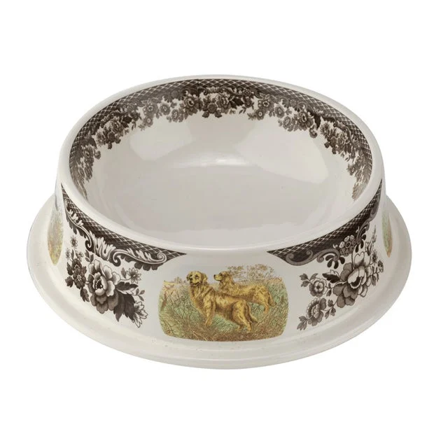 Spode Woodland 8.5" Pet Bowl - Assorted Dogs