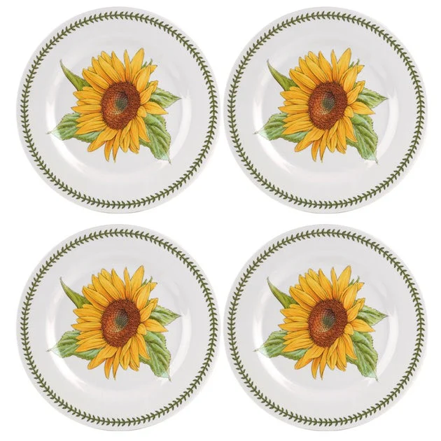 Botanic Garden Melamine Dinner Plates Set of 4