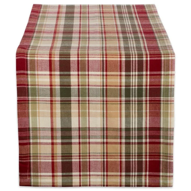 Give Thanks Plaid 14" x 108" Table Runner