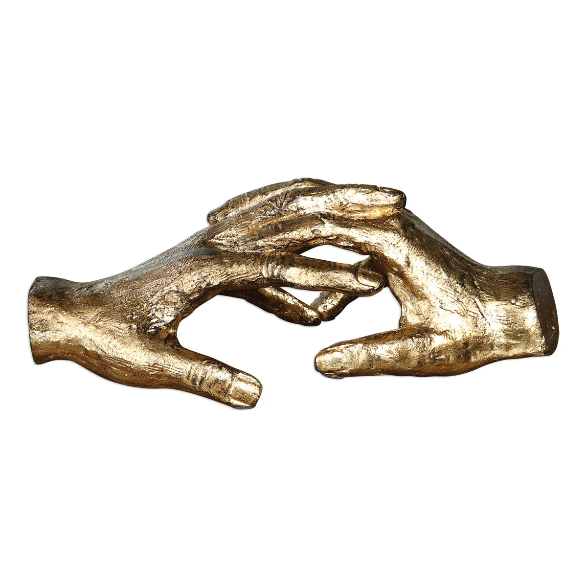 Uttermost Cast Iron Intertwined Hands – Emotional Figurine by Matthew Williams