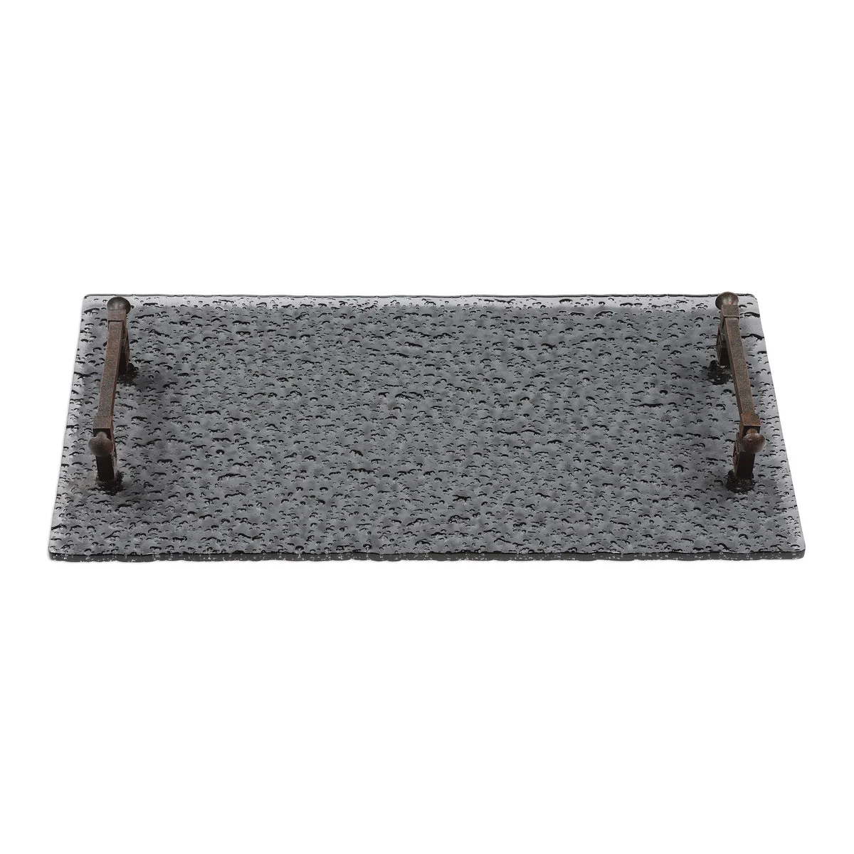Uttermost 18871 Diya Smoke Glass Tray