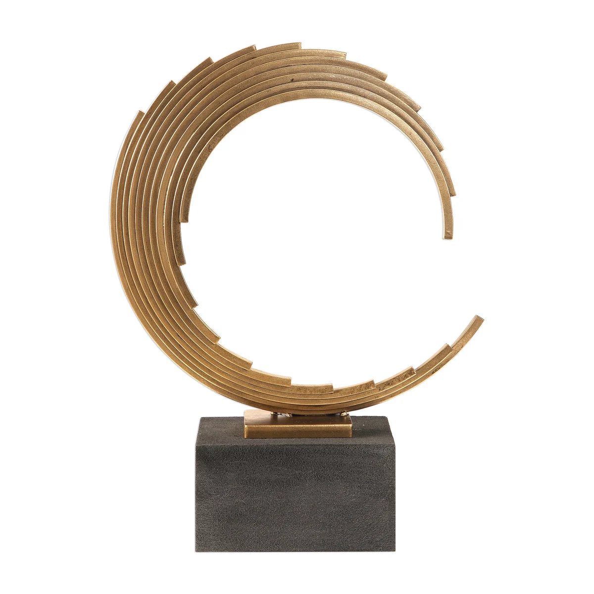 Uttermost 18576 Saanvi Curved Gold Rods Sculpture