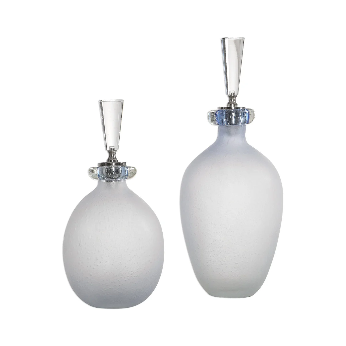 Uttermost 18621 Leah Bubble Glass Containers S/2