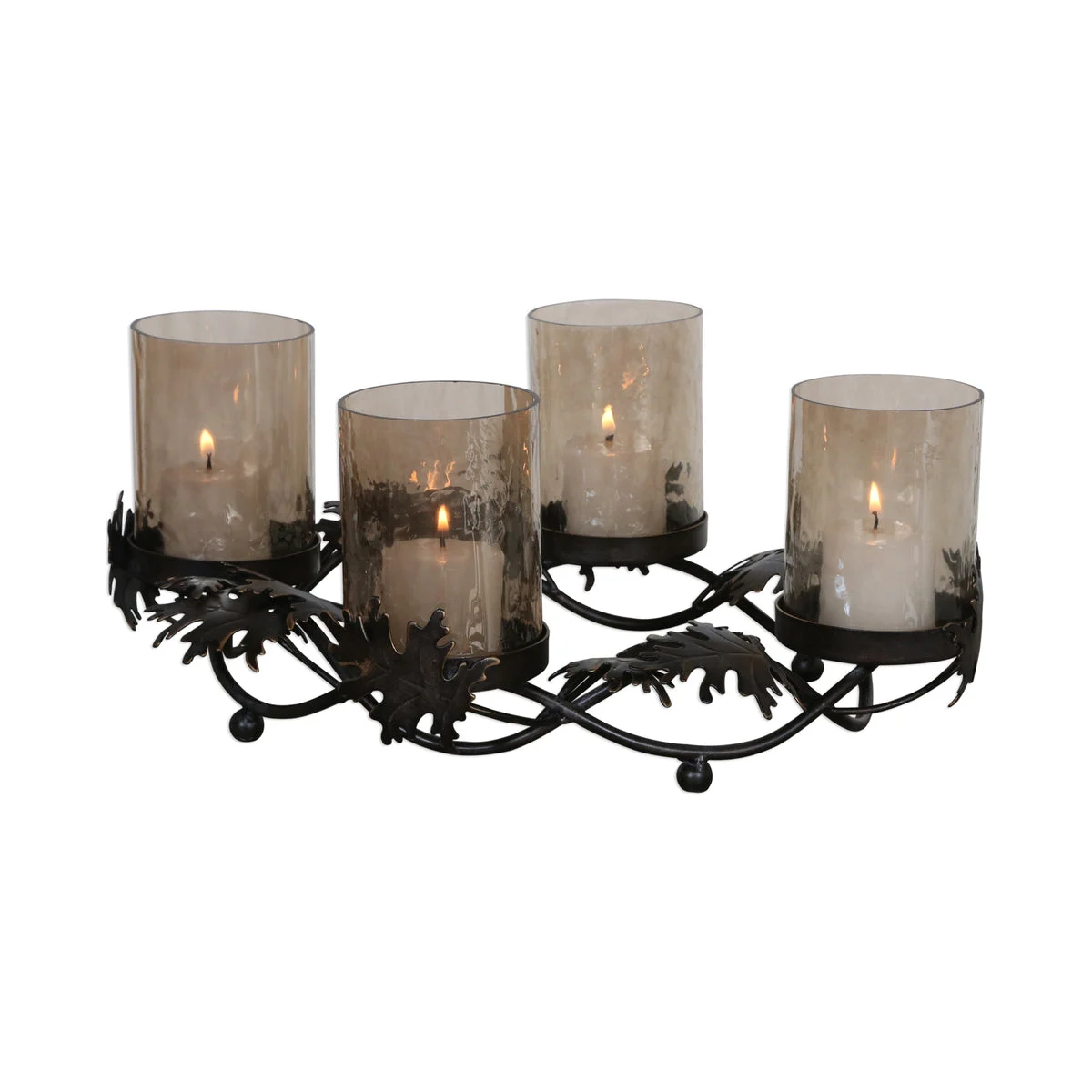 Uttermost 18956 Elora Cast Leaves Candelabra