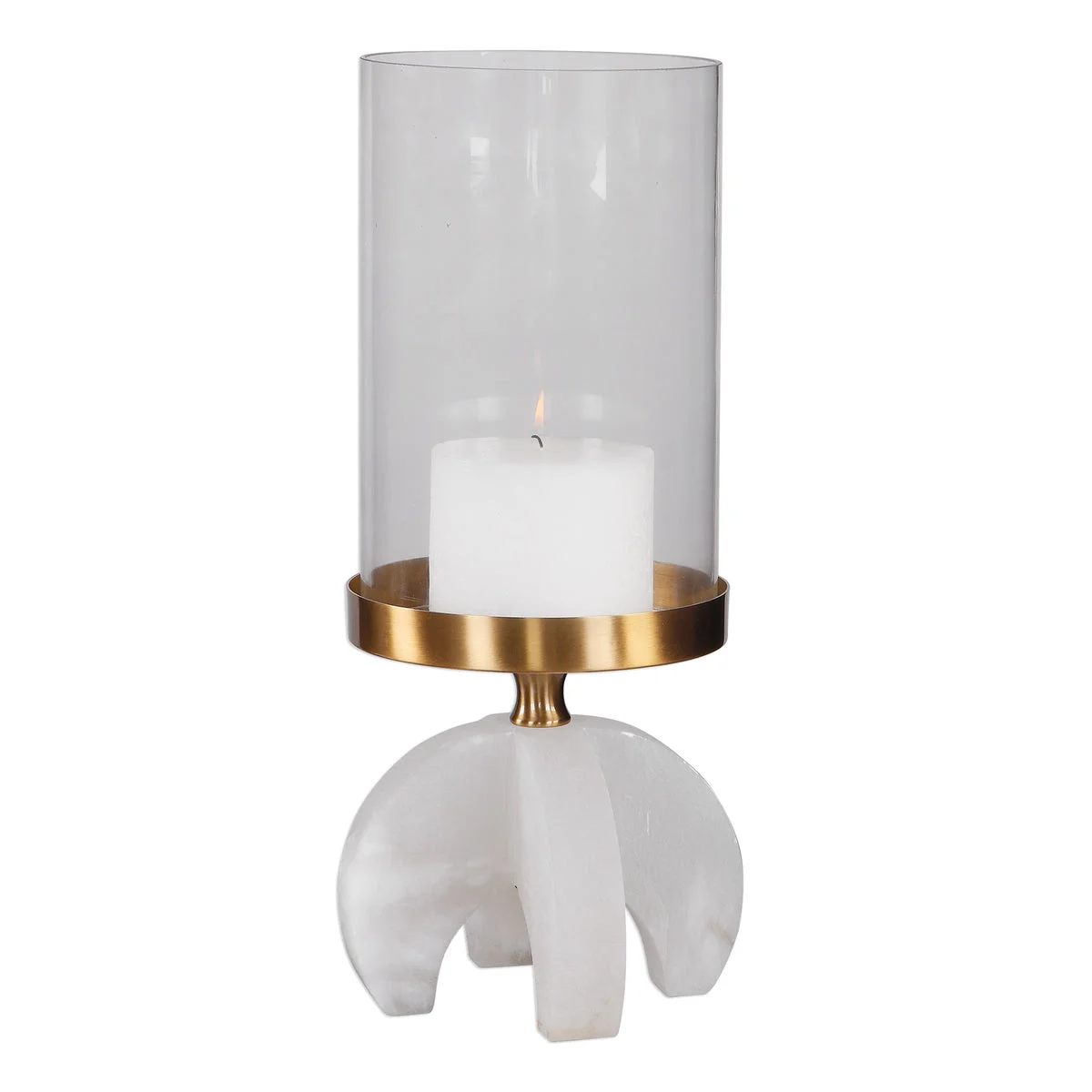 Uttermost 18977 Alanea Alabaster Candleholder