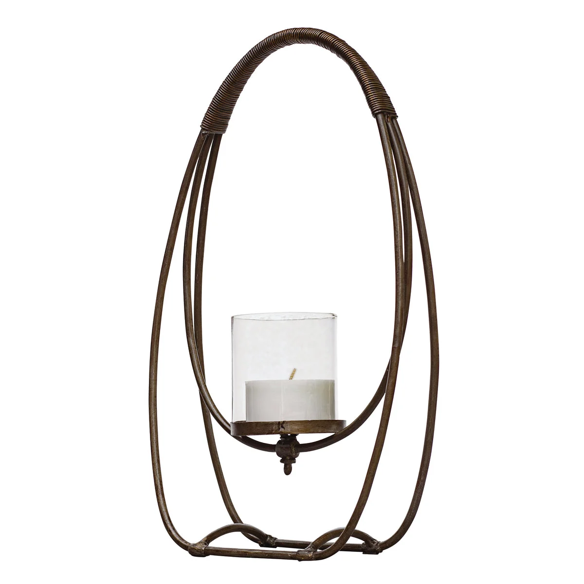 Uttermost 17105 Rayne Open Iron Candleholder