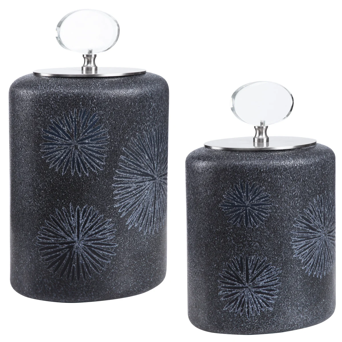 Uttermost 17761 Floral Burst Bottles, S/2