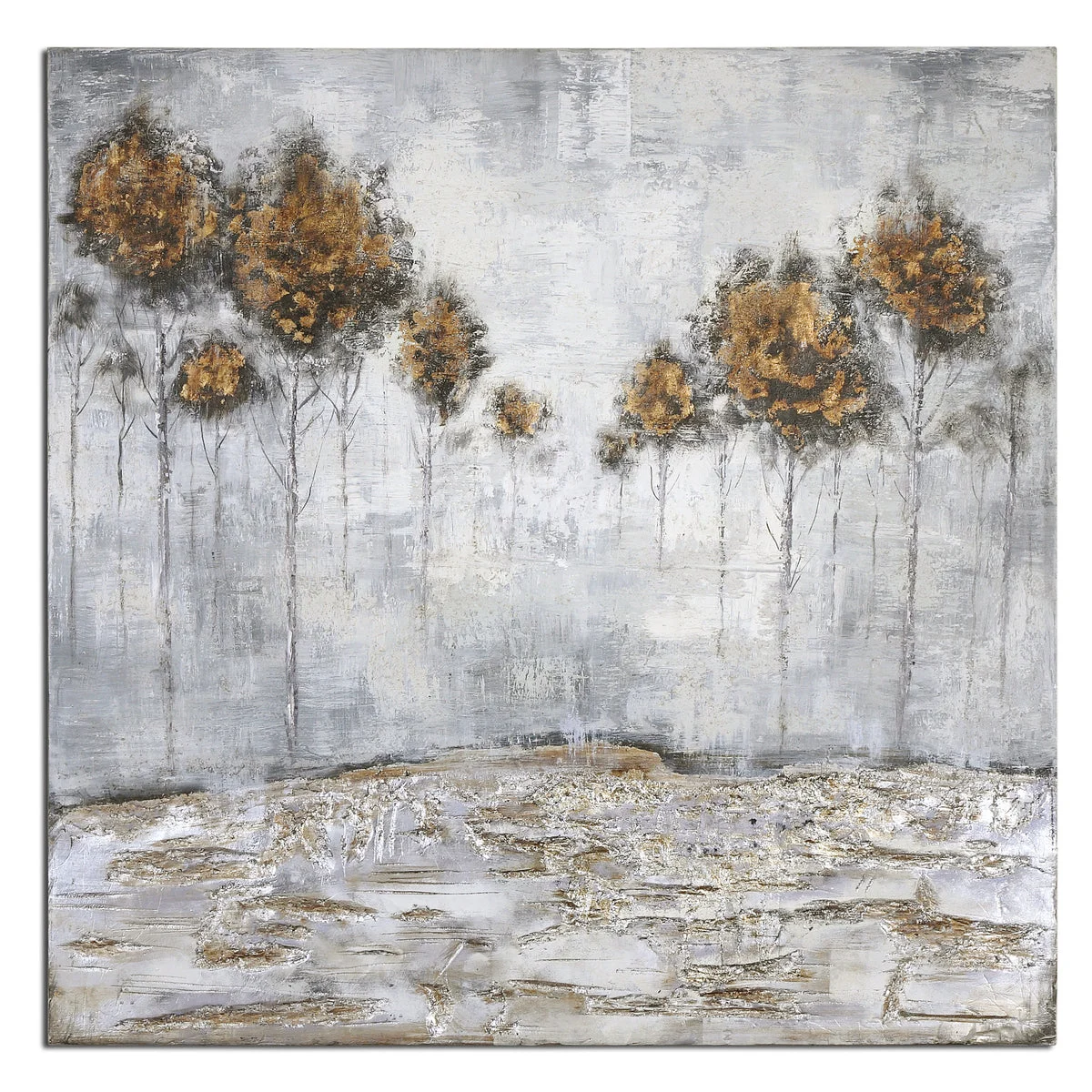 Uttermost 31304 Iced Trees Abstract Art