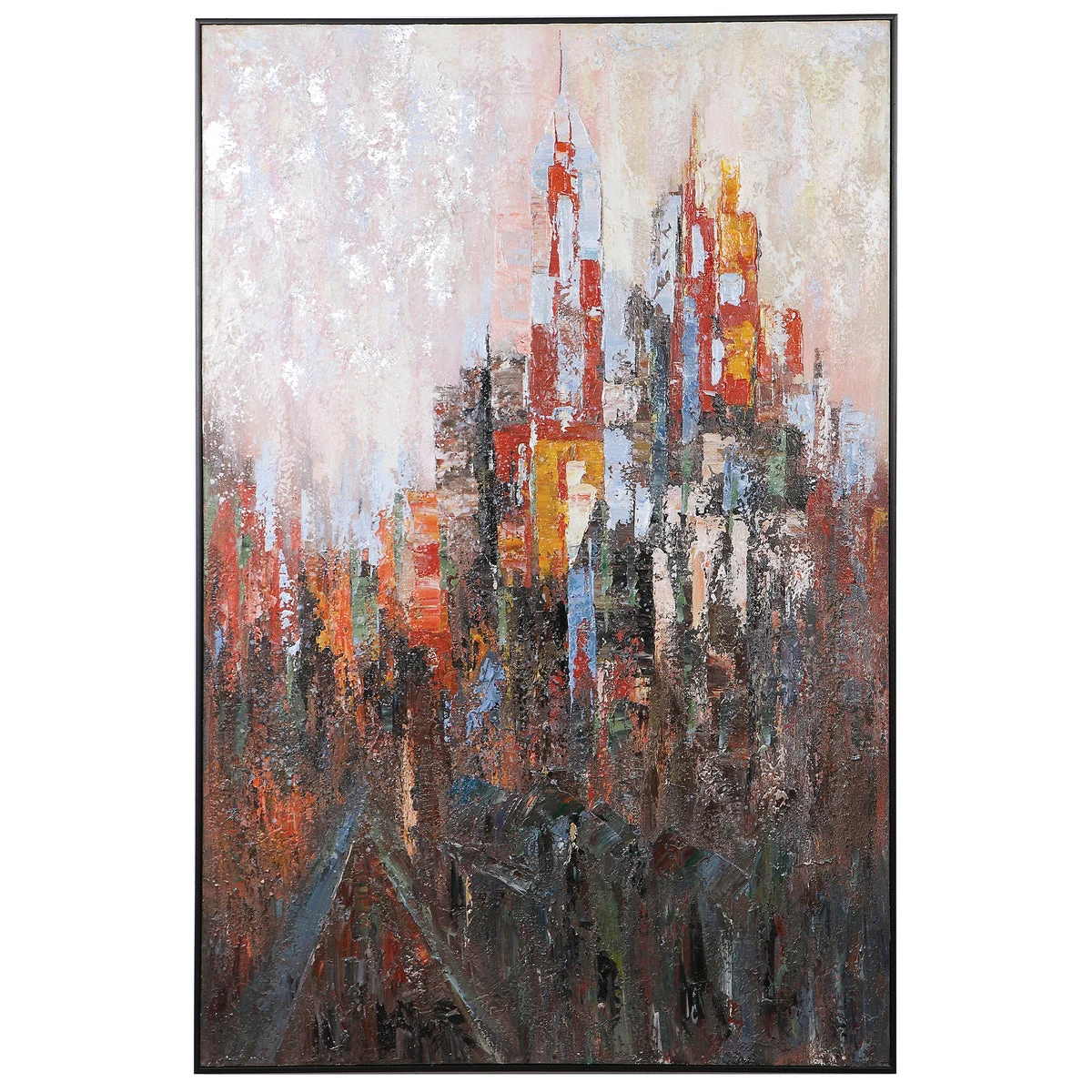 Uttermost 31323 Concrete Jungle Hand Painted Canvas