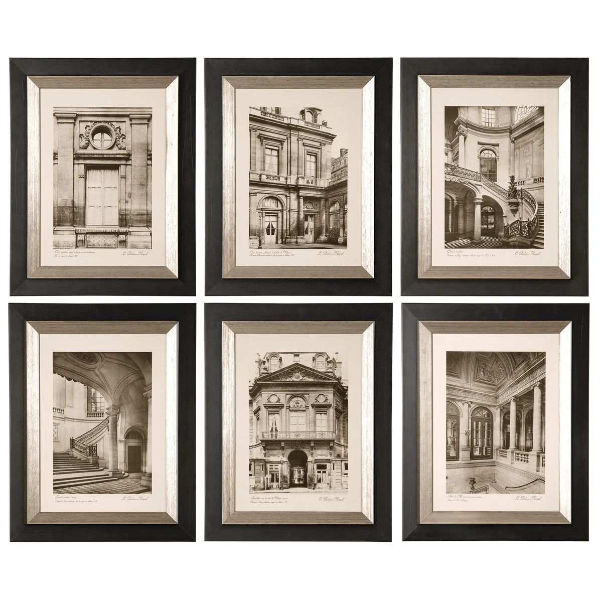 Uttermost 33430 Paris Scene Framed Art Set/6