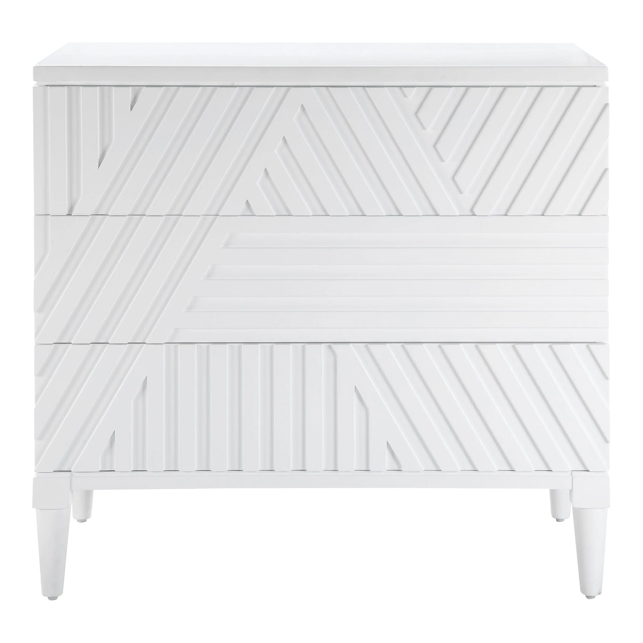 Colby White Drawer Chest